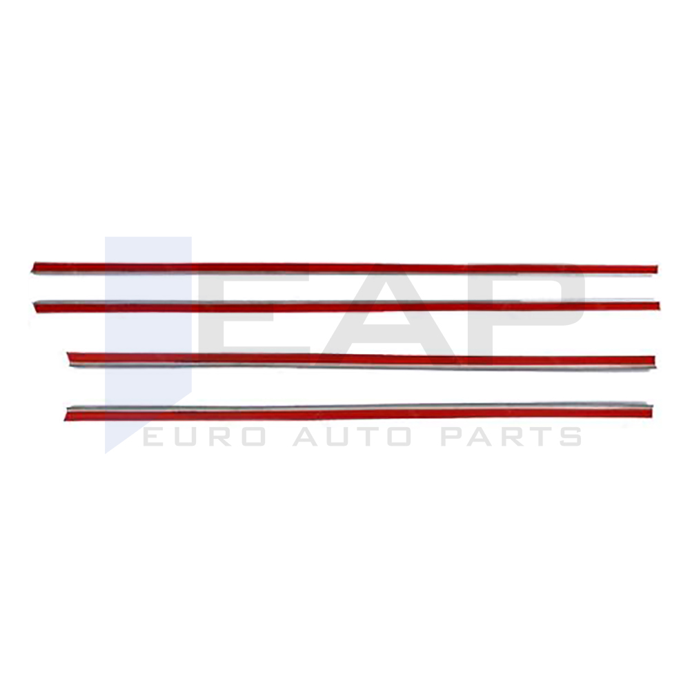 Window Frame Garnish - 4 Pcs - Stainless Steel