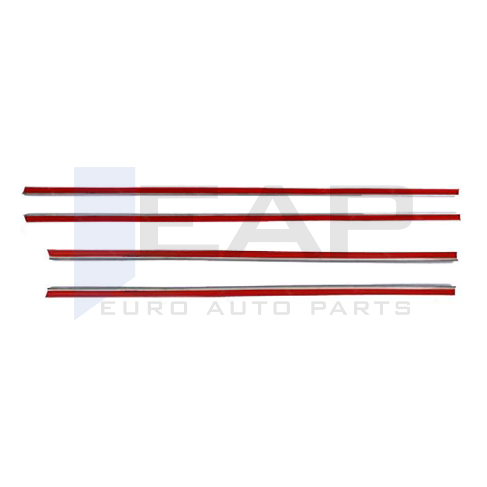 Trunk Lid Trim - 2 Pcs - Stainless Steel