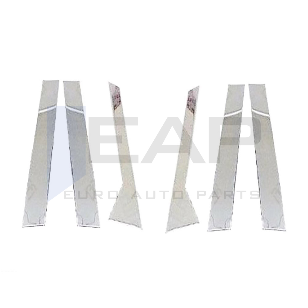 Door Post Set - 6 Pcs - Stainless Steel