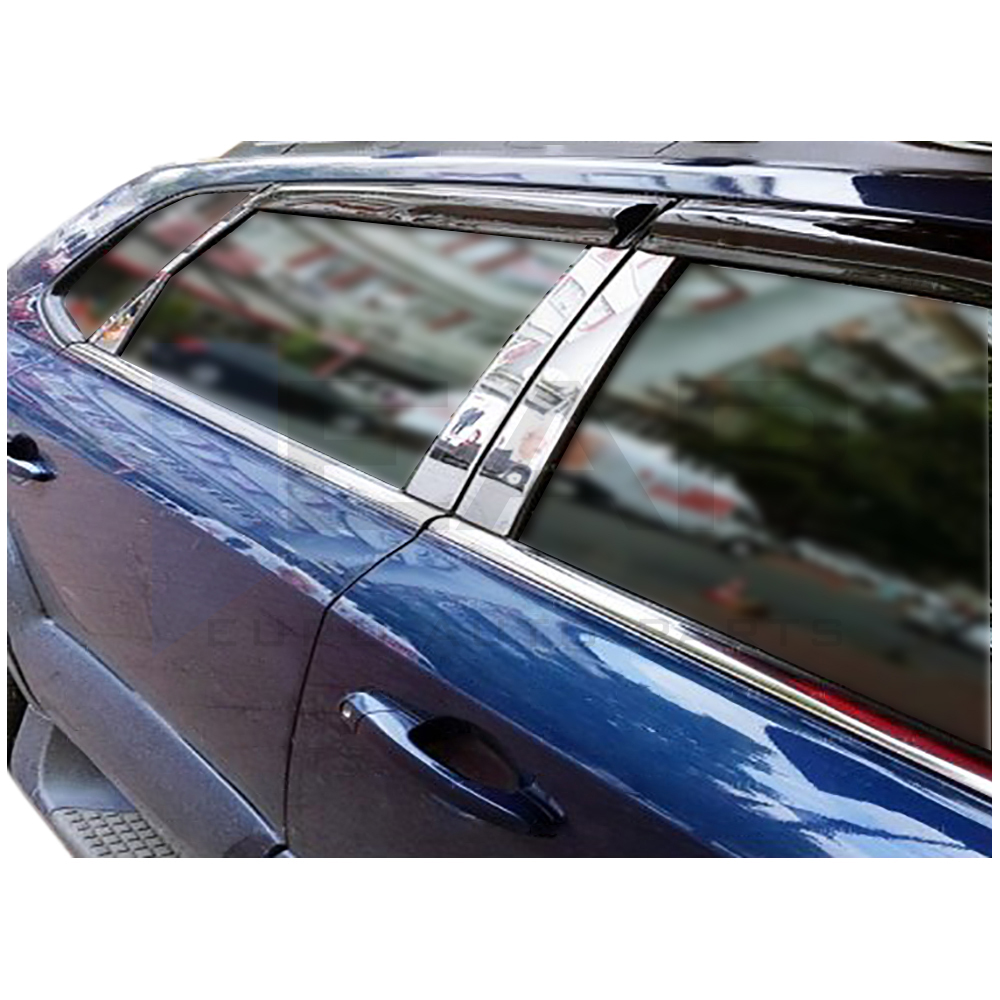 Window Frame Garnish - 4 Pcs - Stainless Steel