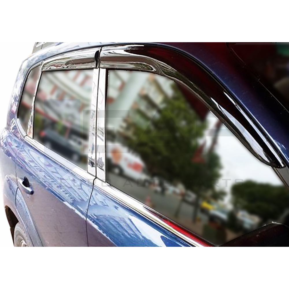 Window Frame Garnish - 4 Pcs - Stainless Steel
