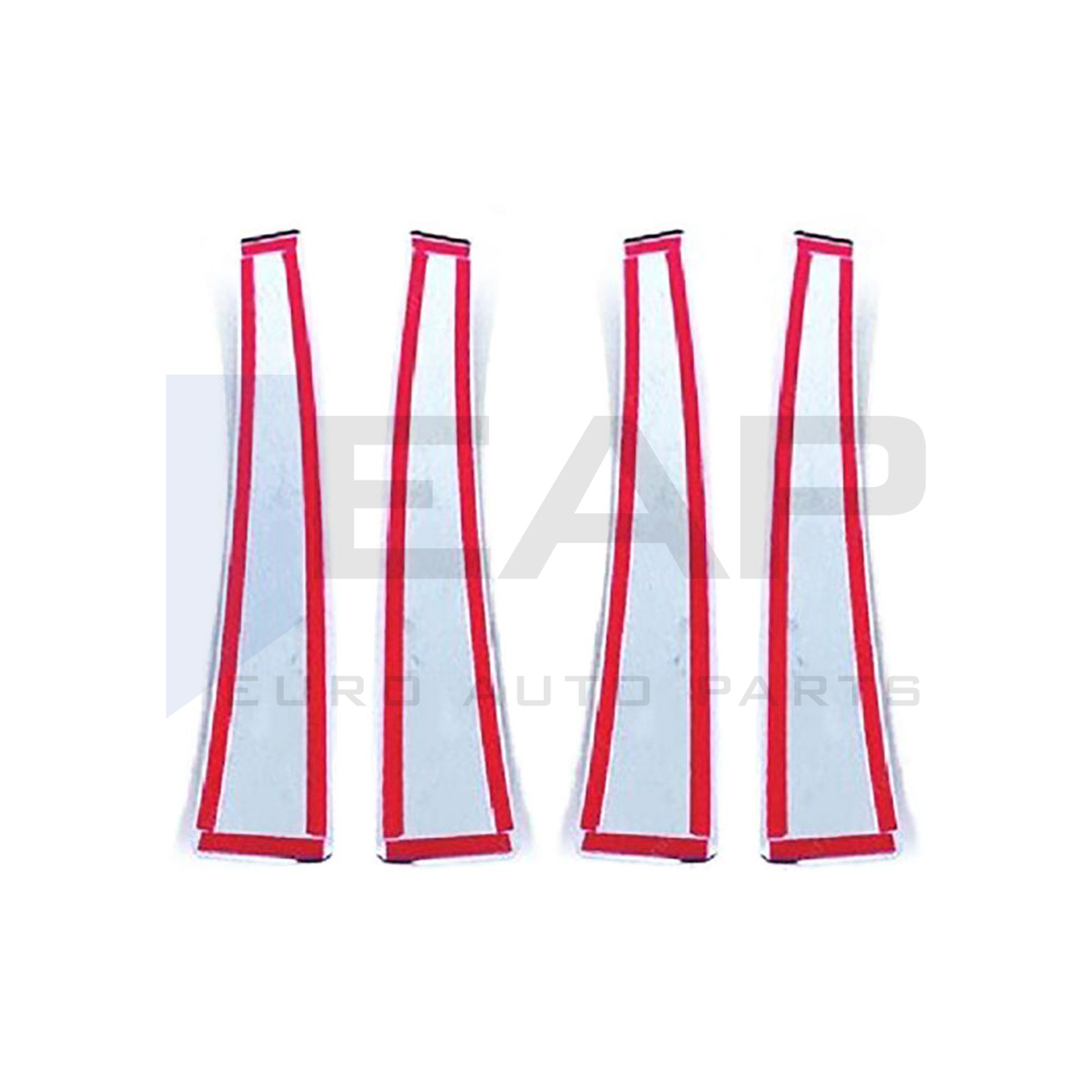Door Post Set - 4 Pcs - Stainless Steel