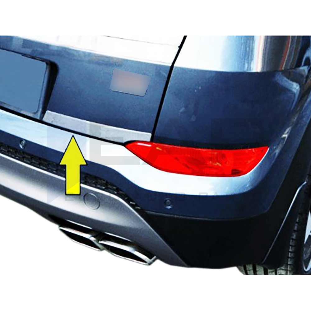 Trunk Lid Trim - 2 Pcs - Stainless Steel