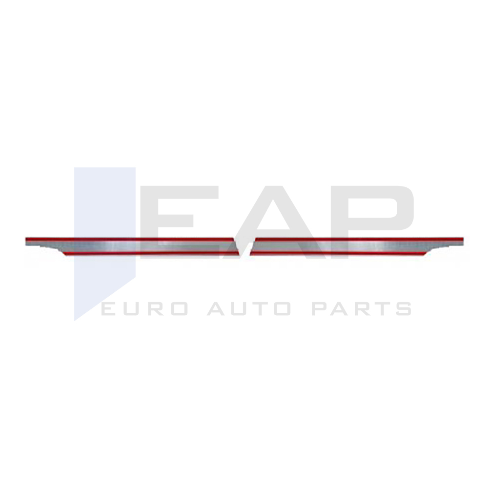 Trunk Lid Trim - 2 Pcs - Stainless Steel