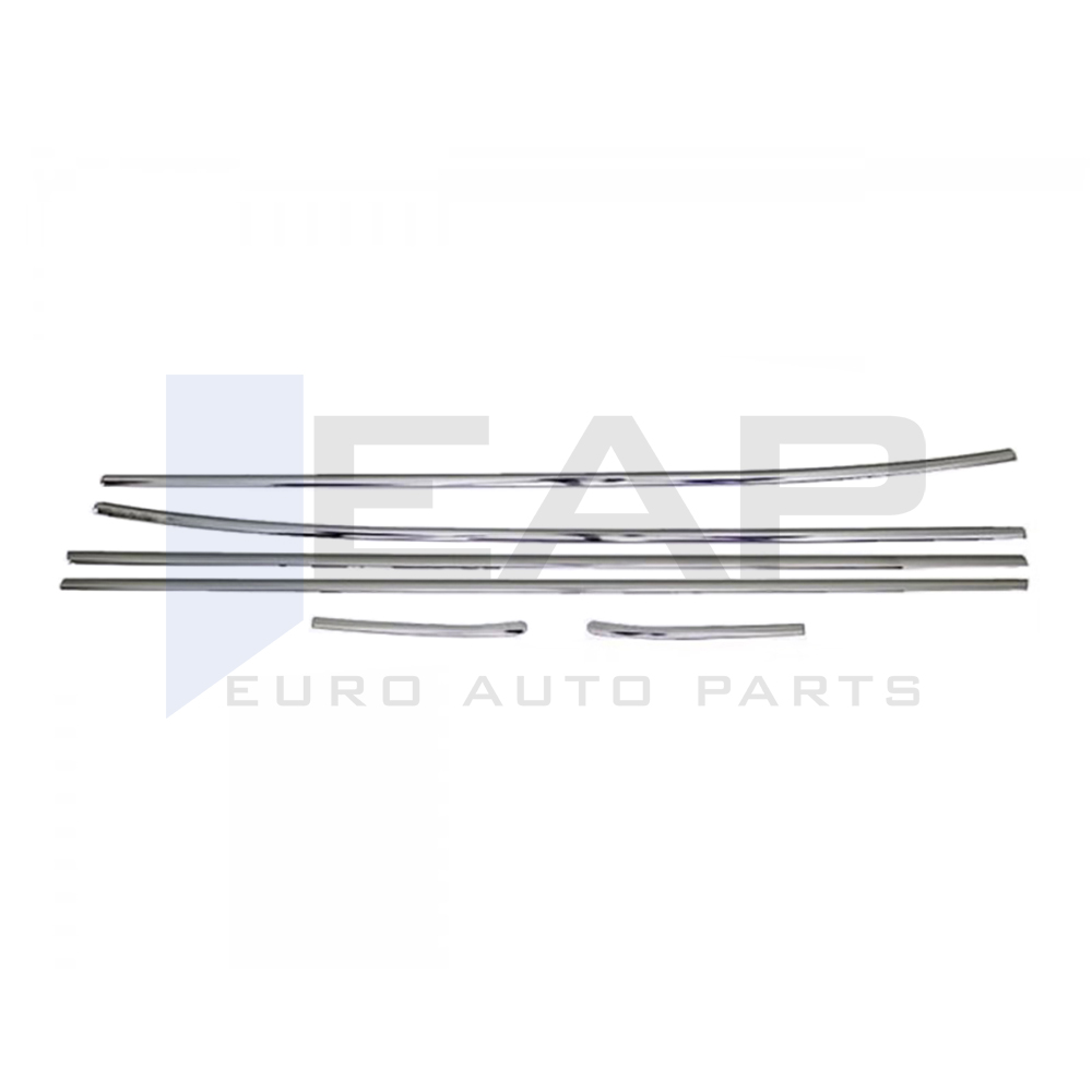 Window Frame Garnish - 6 Pcs - Stainless Steel