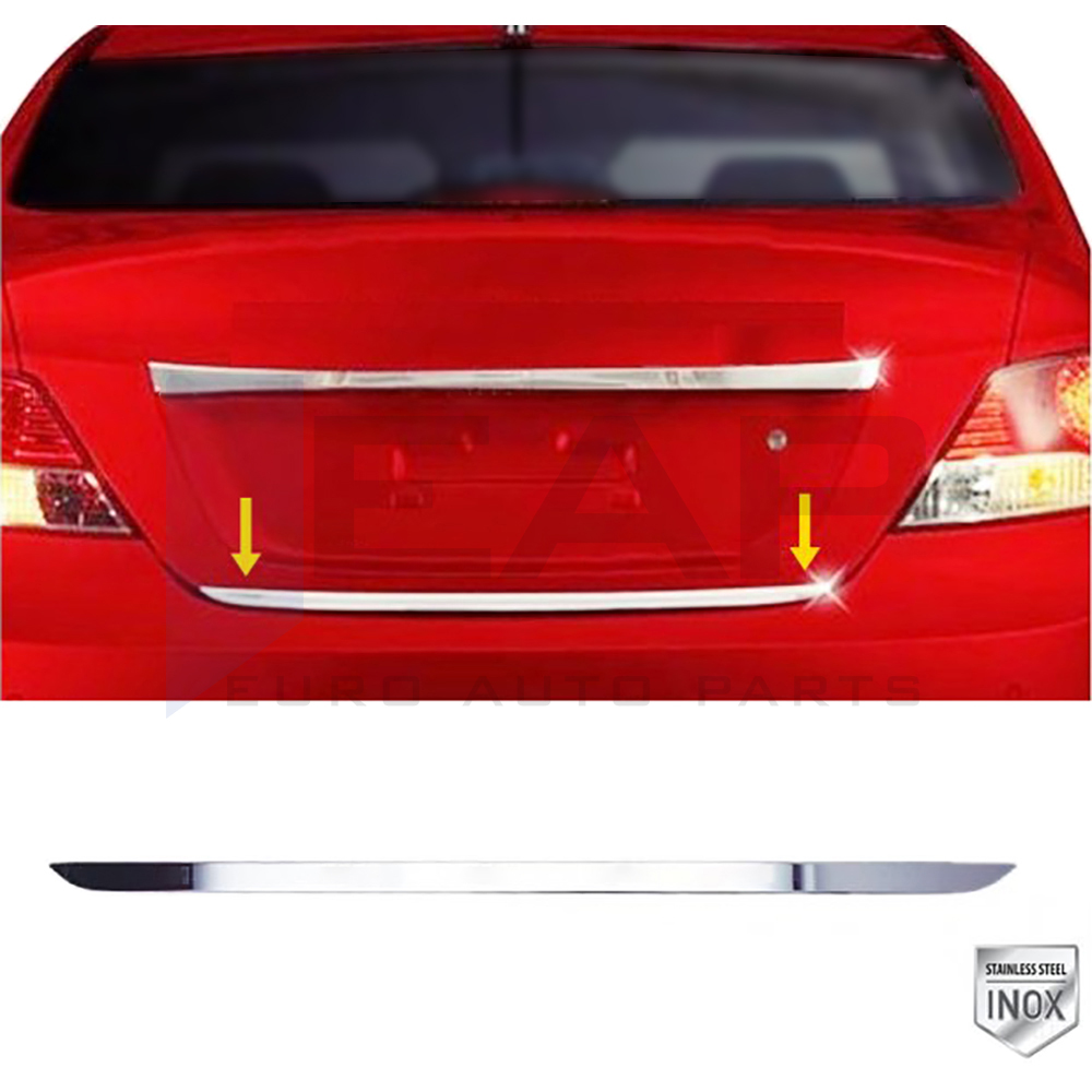 Trunk Lid Trim - Stainless Steel