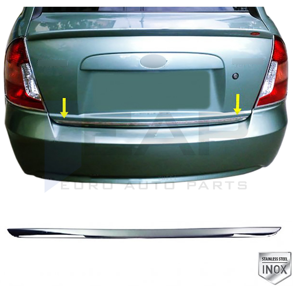 Trunk Lid Trim - Stainless Steel