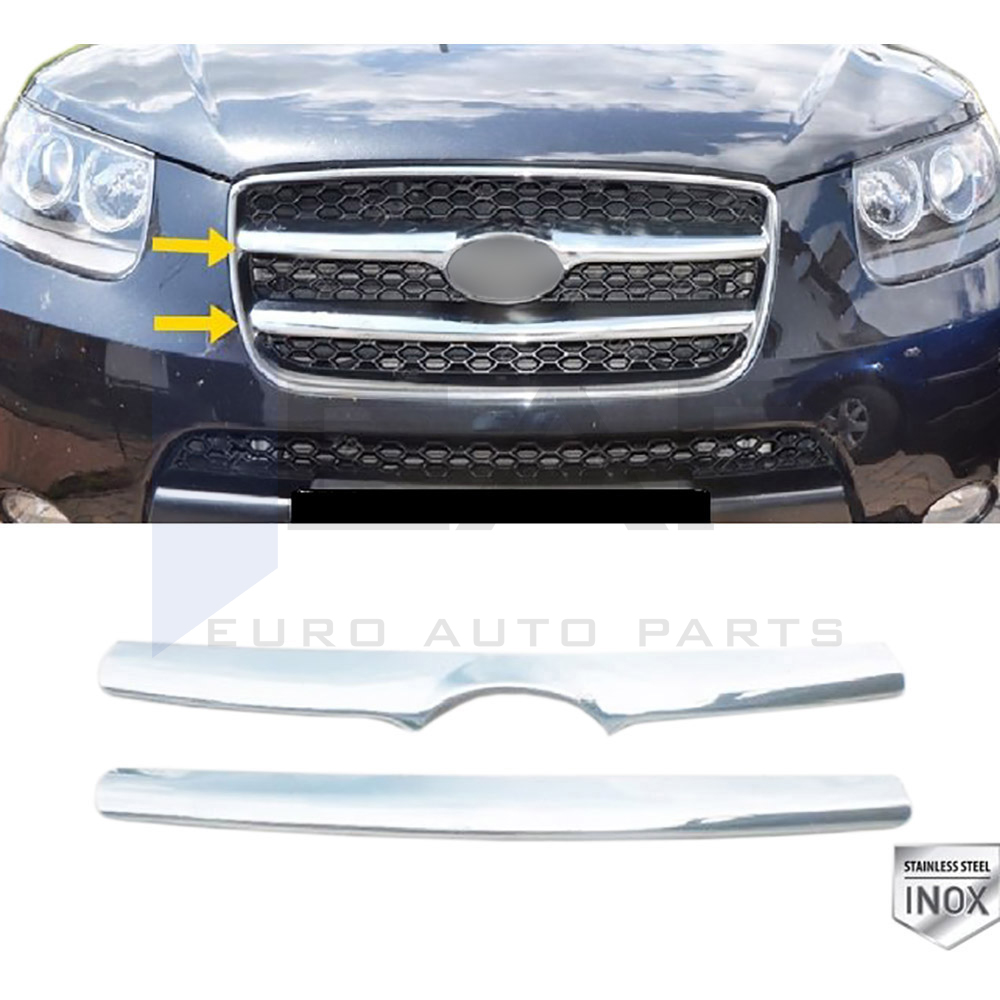 Front Grille - 2 Pcs - Stainless Steel